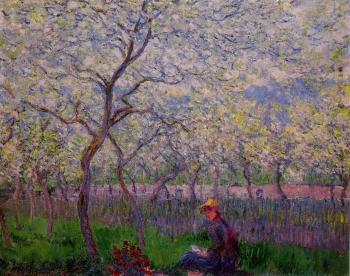尅勞德 莫奈 An Orchard in Spring 尅勞德 莫奈 An Orchard in Spring